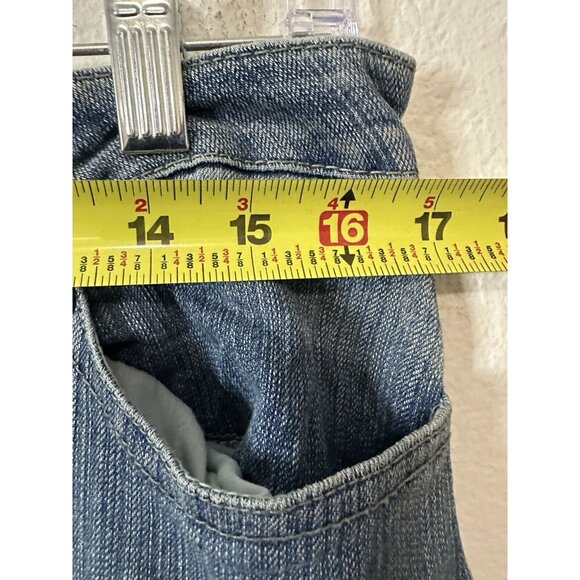 Boston Proper Women’s Black Embroidered High Rise Bootcut Denim Jeans 10 - Picture 8 of 10